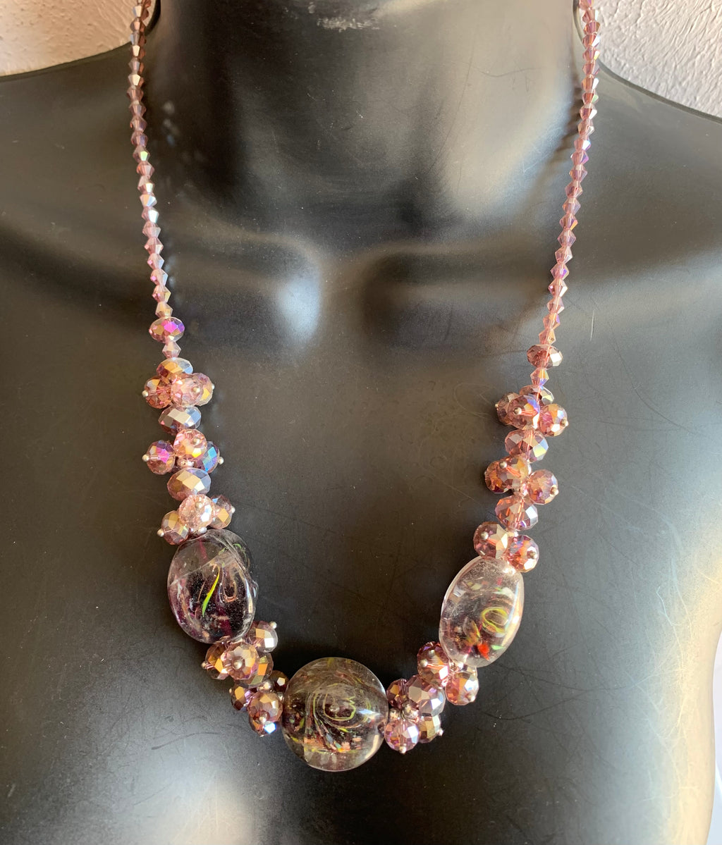 Purple Crystal Necklace