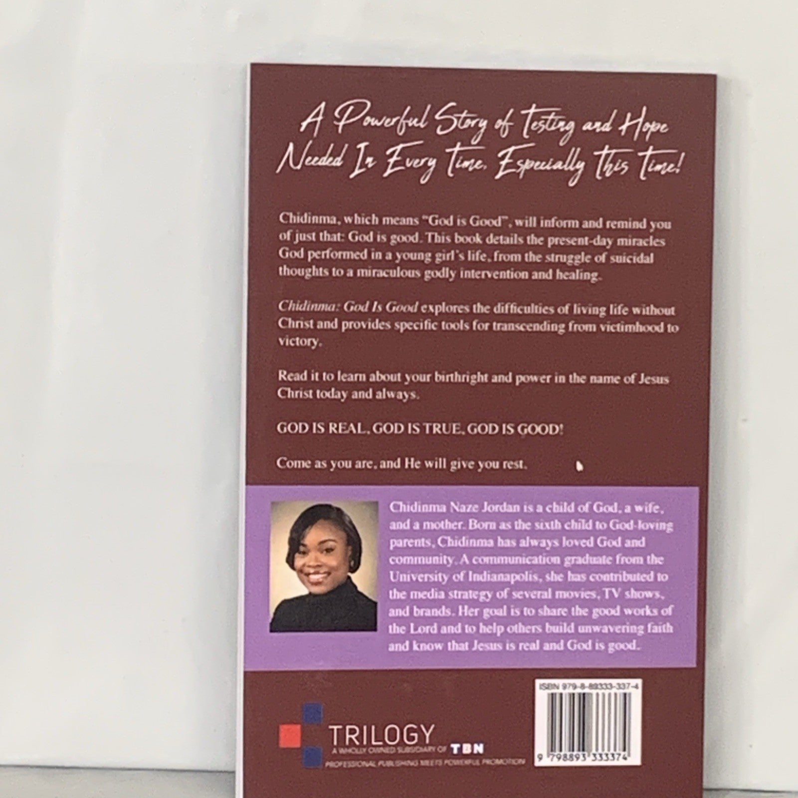 Chidinma - God Is Good by Chidinma B. Naze Paperback Book