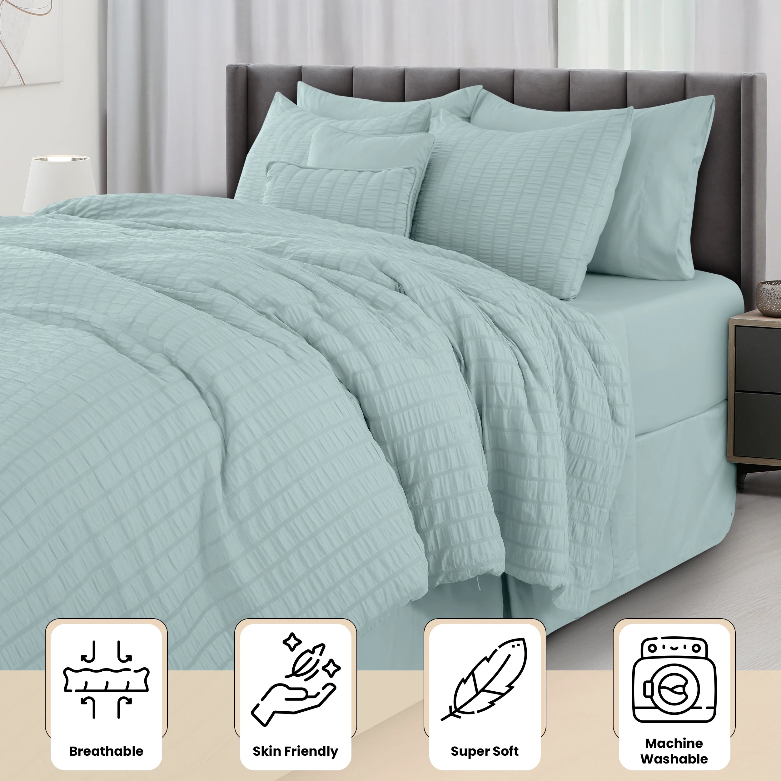 Luxury  10 Piece Comforter Set