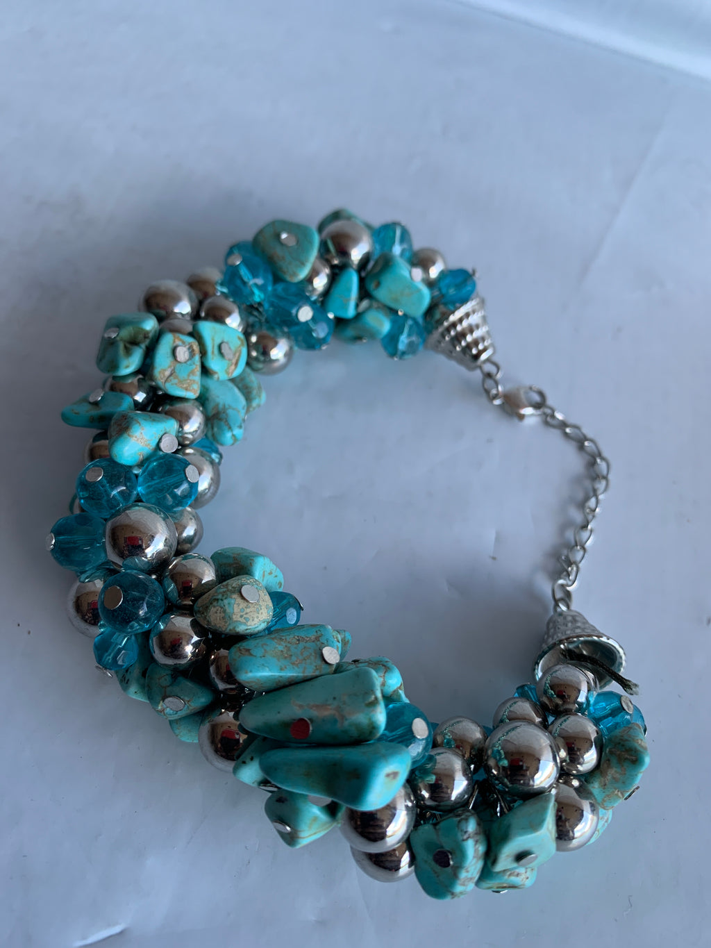 Stone Crystal Turquoise Bracelet