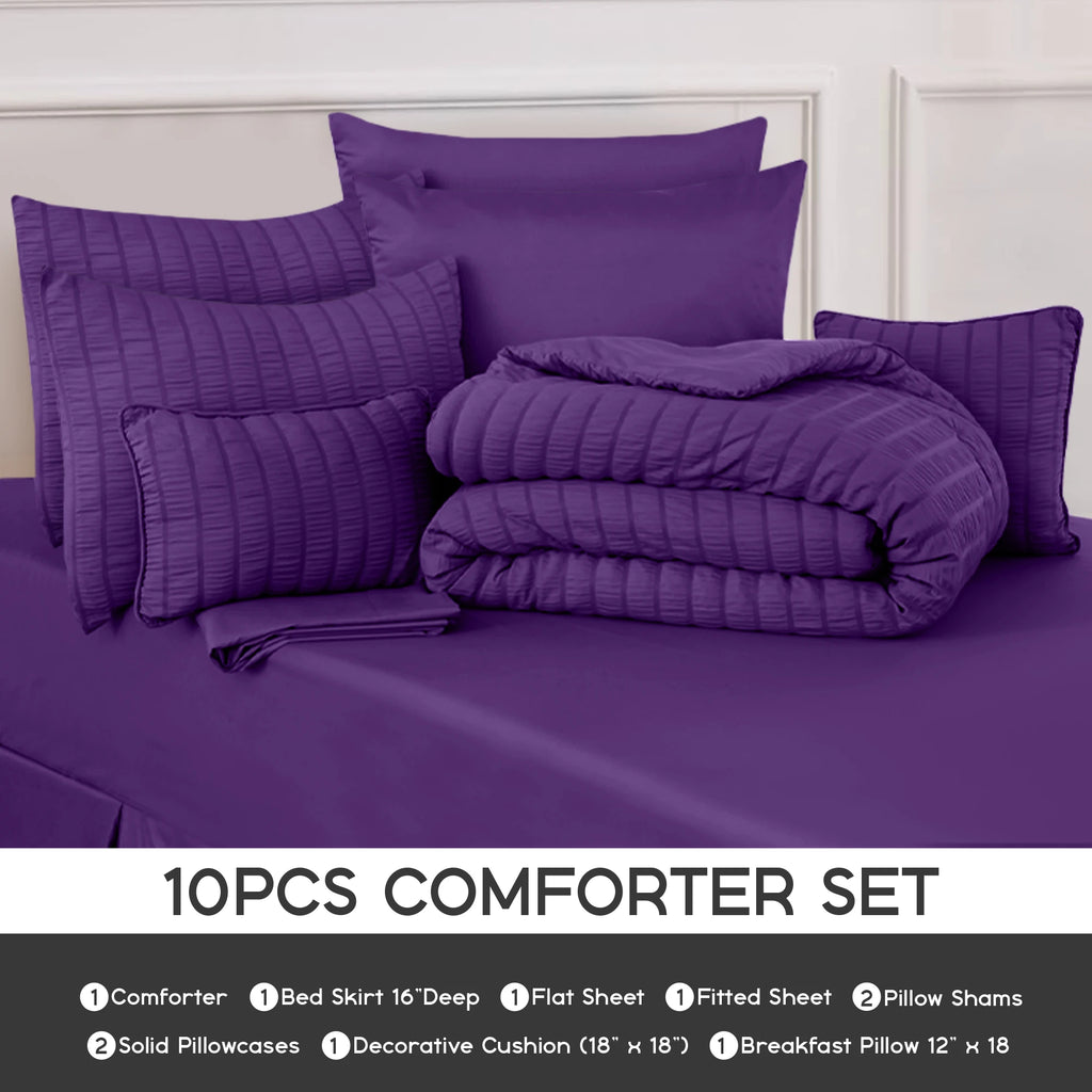 Luxury  10 Piece Comforter Set