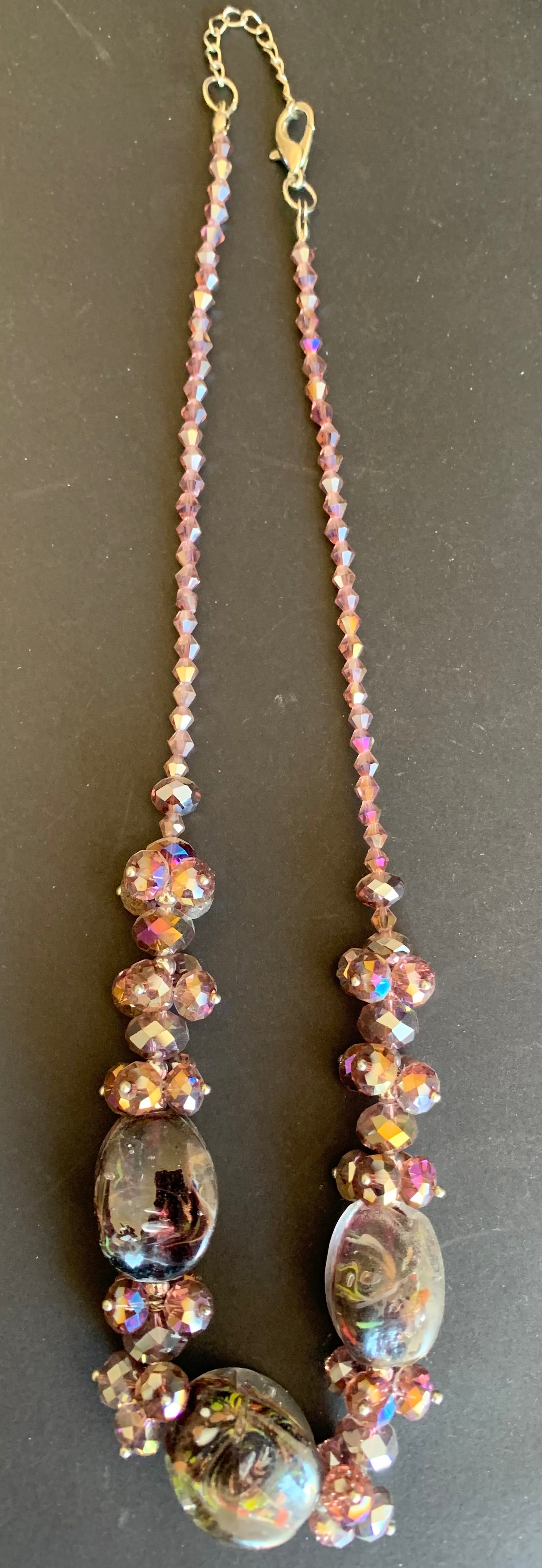 Purple Crystal Necklace