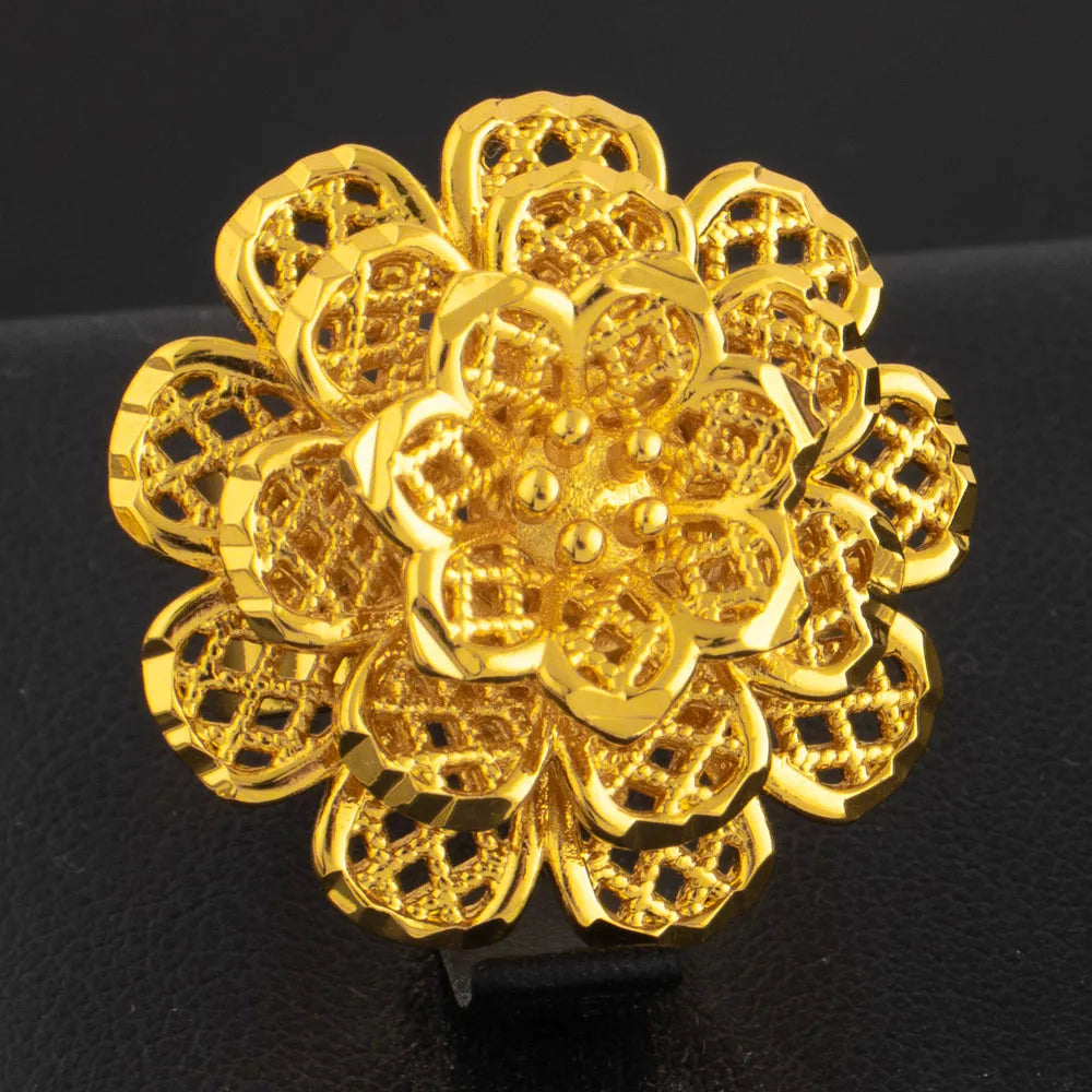 Women Ring Ethiopia Dubai Flower