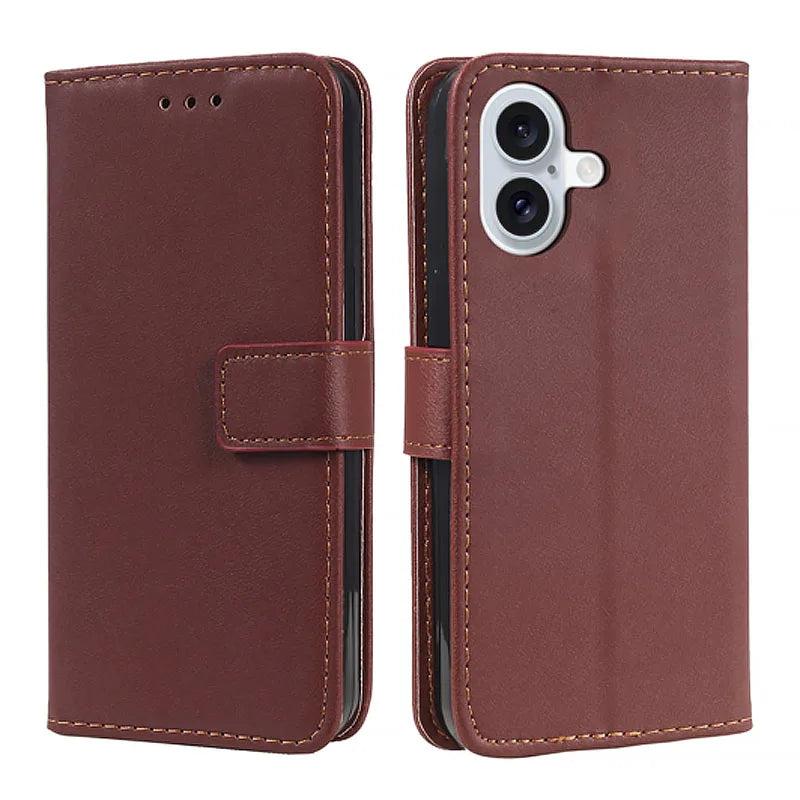 Leather Flip Case For iPhone