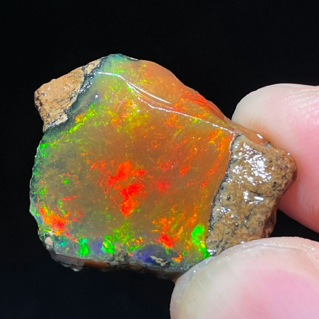 Natural Colorful Ethiopia Opal Gemstone