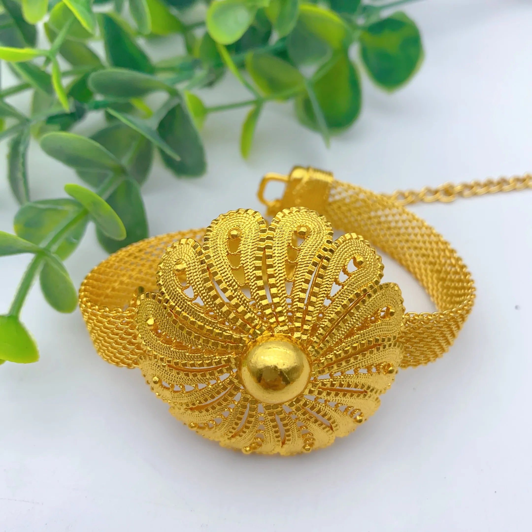 Luxury Ethiopian  Necklace And Earrings Jewelry Sets