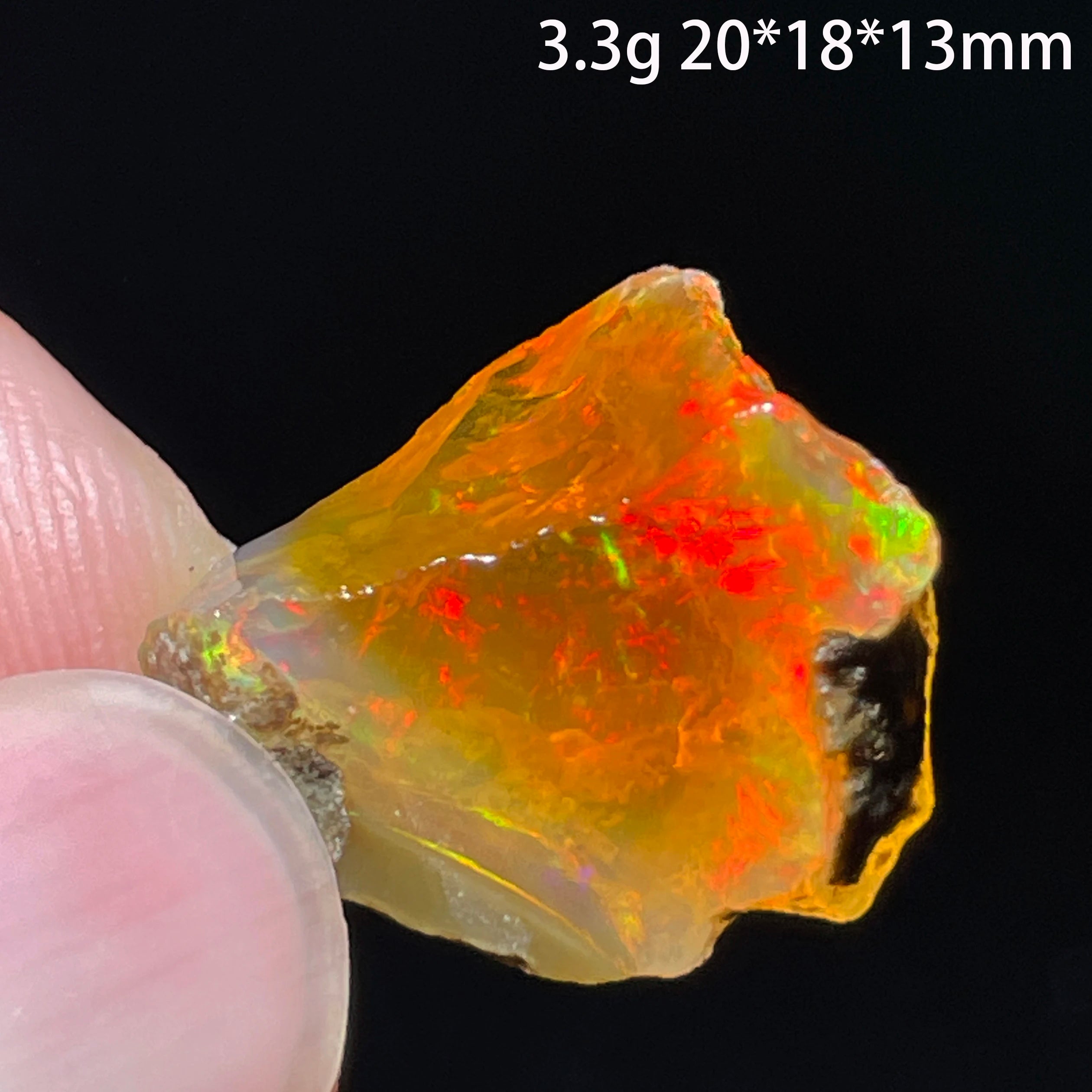Natural Colorful Ethiopia Opal Gemstone