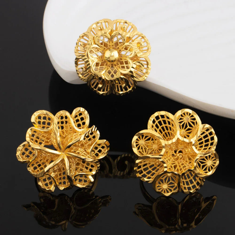 Women Ring Ethiopia Dubai Flower