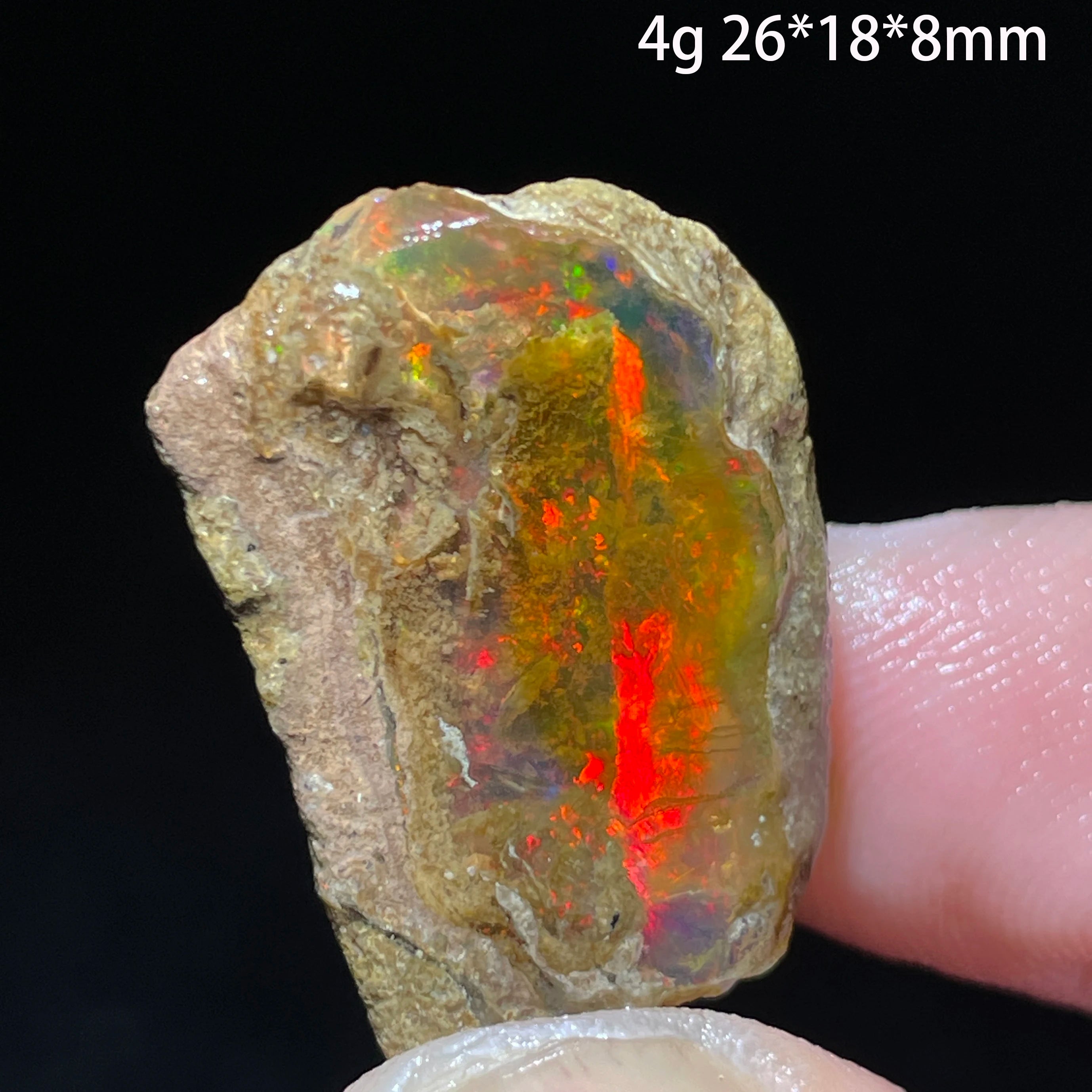 Natural Colorful Ethiopia Opal Gemstone