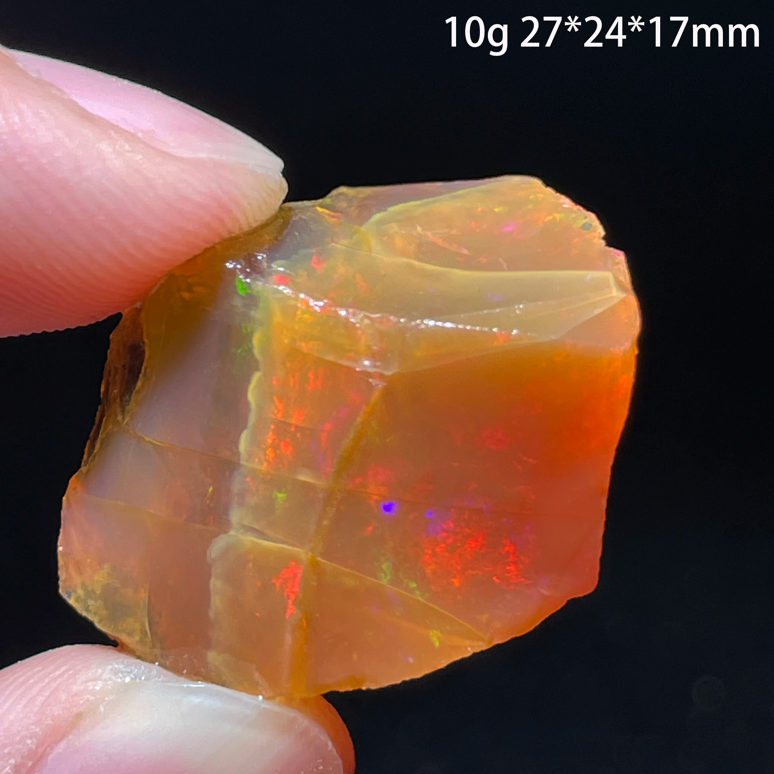 Natural Colorful Ethiopia Opal Gemstone