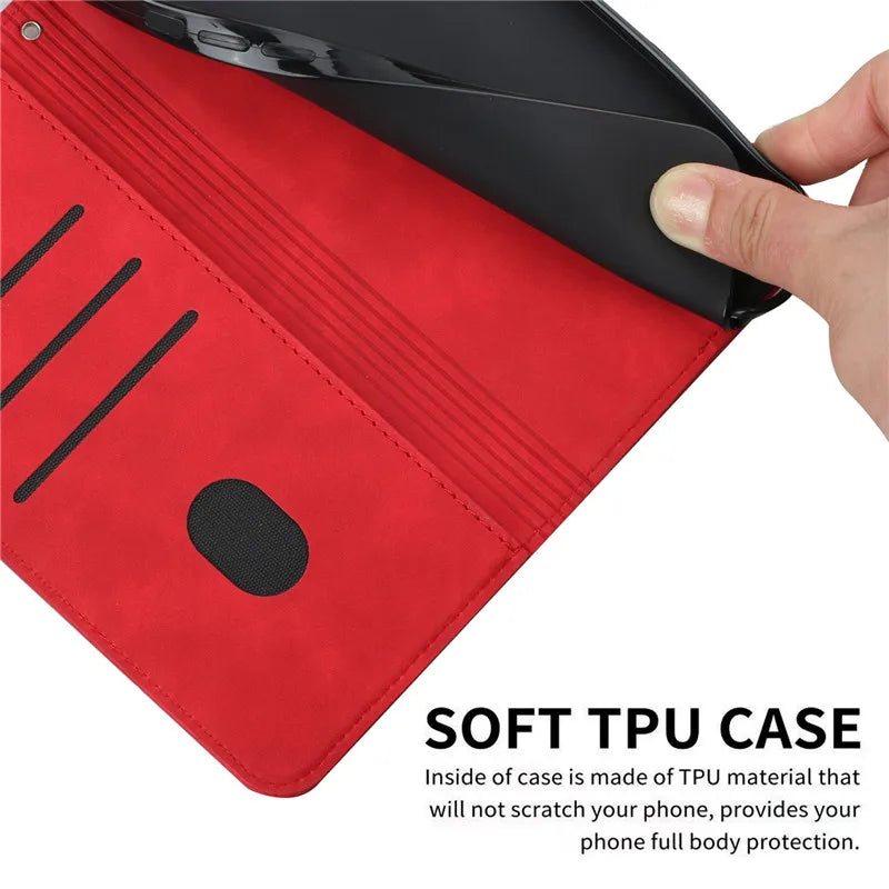 Magnetic Leather Book Case Wallet Bags