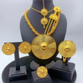 Luxury Ethiopian 24k Gold Color 6pcs Jewelry Sets