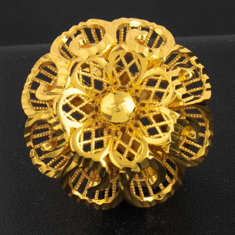 Women Ring Ethiopia Dubai Flower