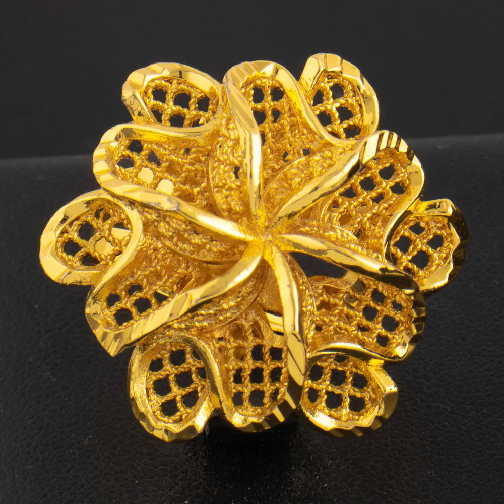 Women Ring Ethiopia Dubai Flower
