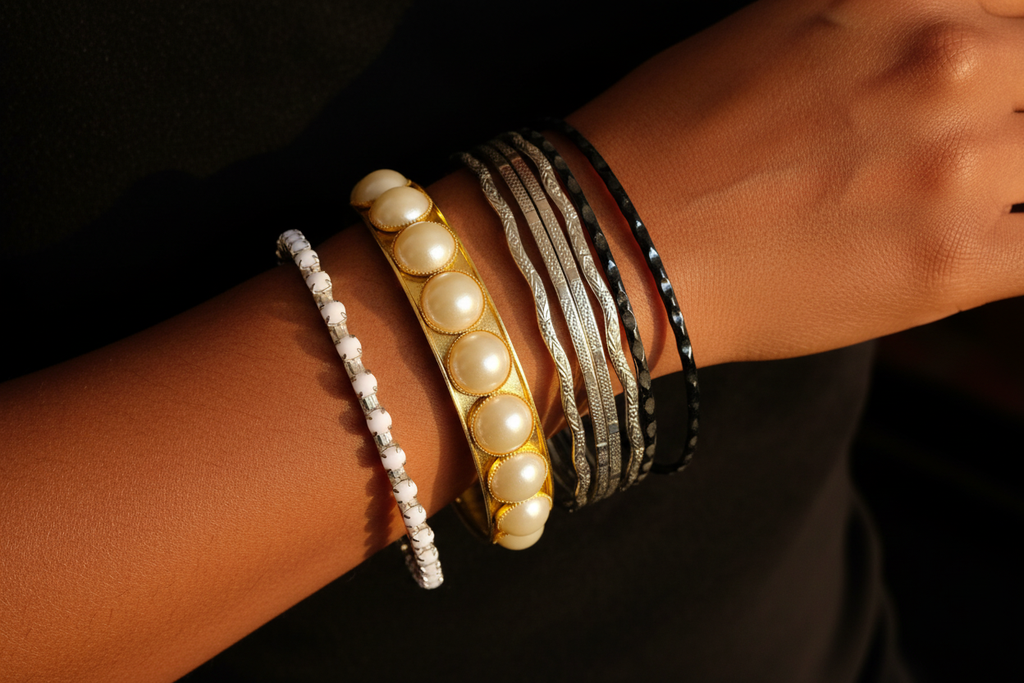Habesha Woman Bracelet Stack