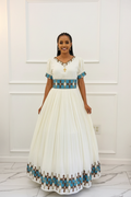 Habesha Woman Model - Traditional Dress