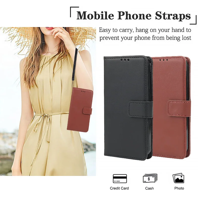 Leather Flip Case For iPhone