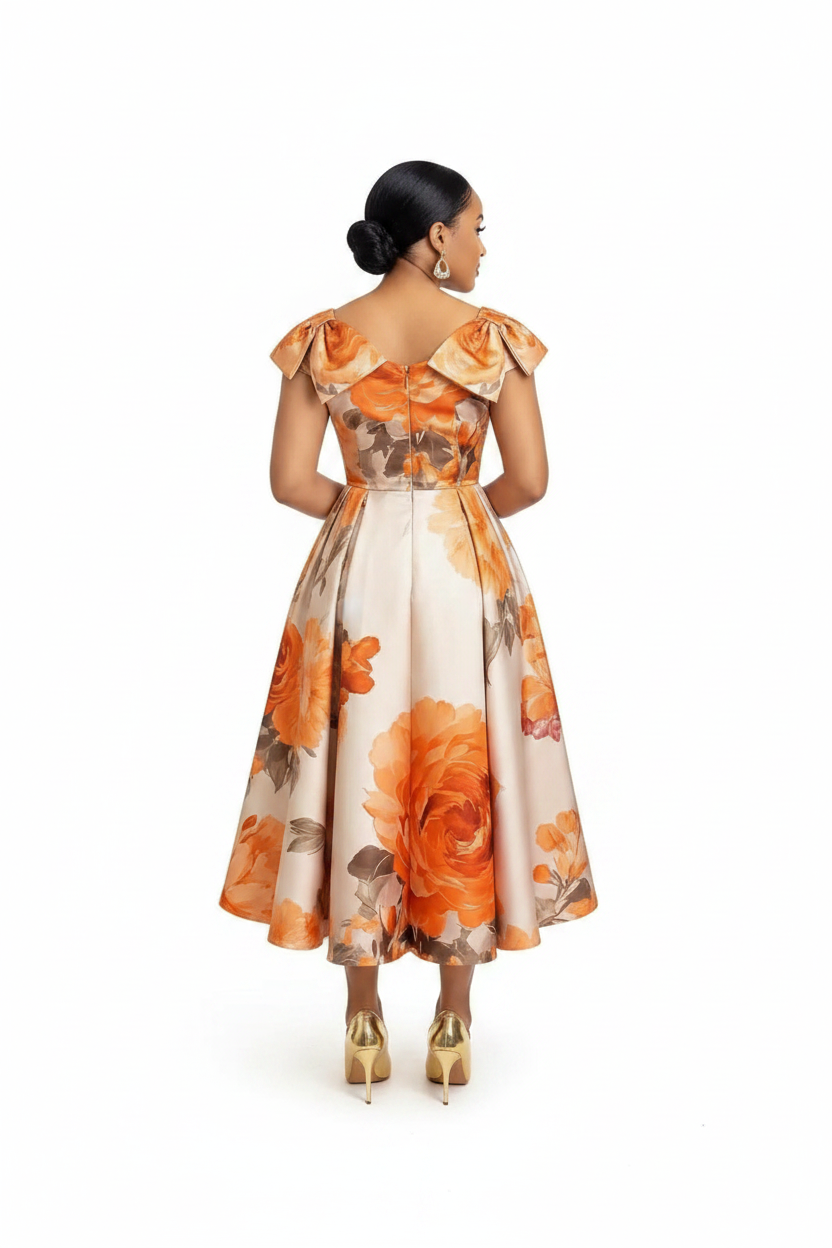 Dresses for Women Elegant 2026 Dashiki Spring Summer Midi Dress